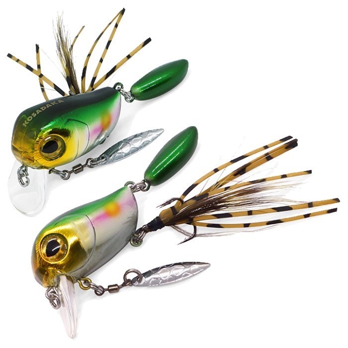 Воблер Kosadaka Micro Tappy 54F CGA 4,8 гр   Mtap54F-CGA — крупный план
	                                    1