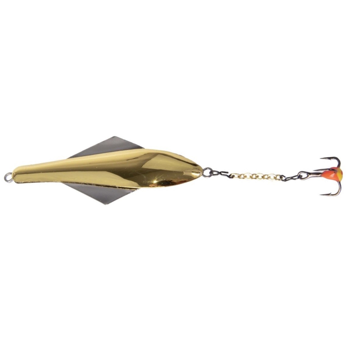Зимняя Блесна Lucky John Glider 10 гр 60 мм GS С цепочкой и тройником  101-3-GS — характеристики,
	                                    особенности конструкции