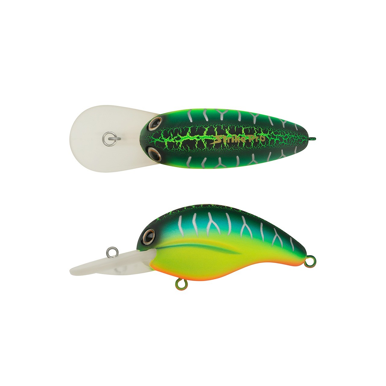 Воблер Strike Pro Yoda Wobbler 50 A223S-RP Pearl Mat Tiger 7,6 гр   EG-750F#A223S-RP — характеристики,  особенности конструкции