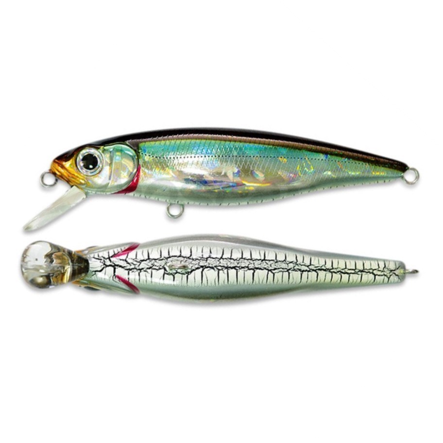 Воблер Pontoon 21 Greedy Guts 77F-SR 405 CB Crash HG Wakasagi 9 гр   P21-GGT-77F-SR-405 — крупный план
	                                    1