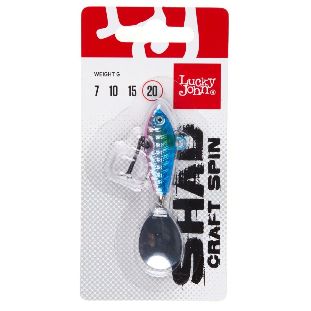 Тейл-спиннер Lucky John Shad Craft Spin 20 20 гр  018   LJSCS020-018 — крупный план
	                                    1