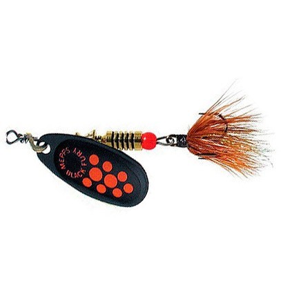 Вращающаяся Блесна Mepps Comet Black Fury Mouche №4 8 гр NR   cbf-4-n — характеристики,
	                                    особенности конструкции