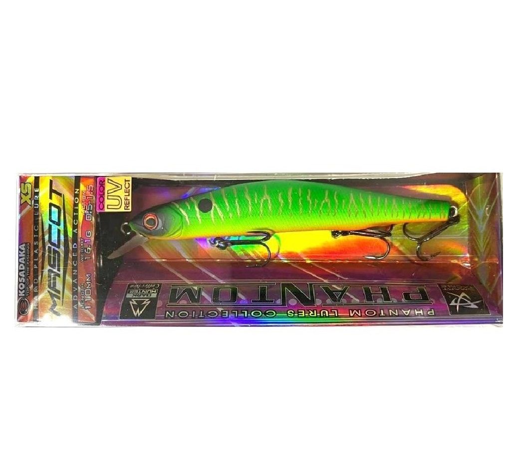 Воблер Kosadaka Mascot XS 110F MHT 16,1 гр   MascxS110F-MHT — крупный план
	                                    2