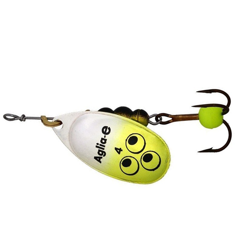 Вращающаяся Блесна Mepps Aglia-E №4 9 гр AG Chartreuse Bright   ae-4-a-ch — характеристики,
	                                    особенности конструкции
