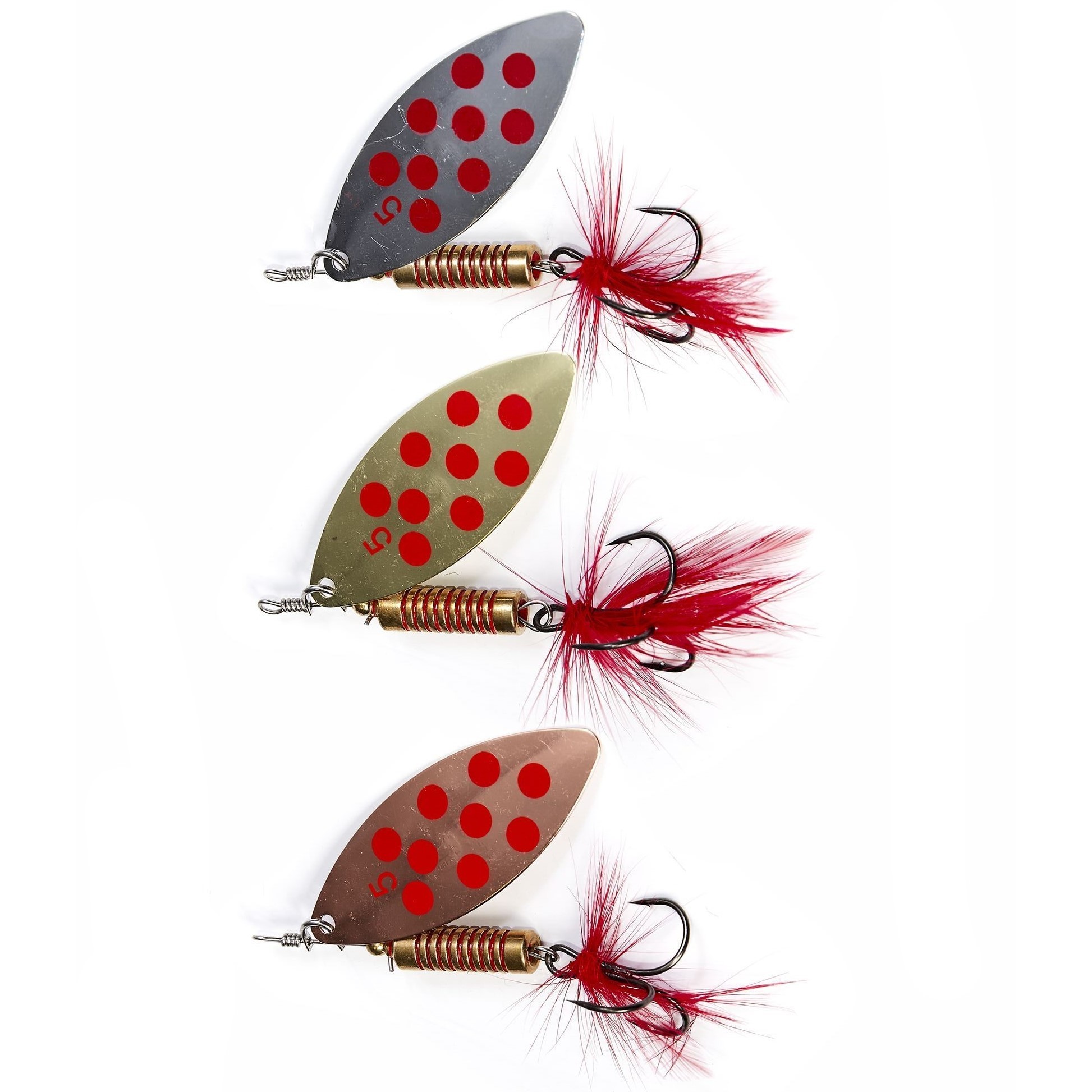 Вращающаяся Блесна Lucky John Spin-X Long №5 12 гр CR/GR/SR 3 шт. набор  LJSL05-001SET — характеристики,
	                                    особенности конструкции