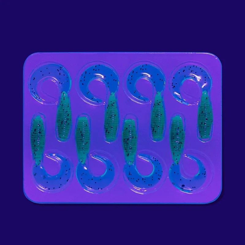 Силиконовая приманка CF Angry Spin 1 25 мм 8 шт 32   20-25-32-6 — крупный план
	                                    2