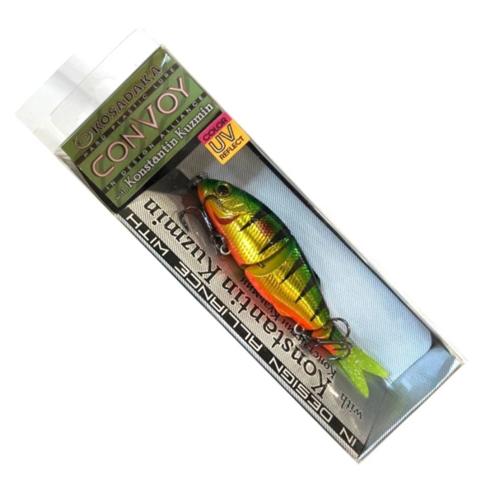 Воблер Kosadaka Convoy 90S PC 8,9 гр   Cnv90S-PC — крупный план
	                                    2