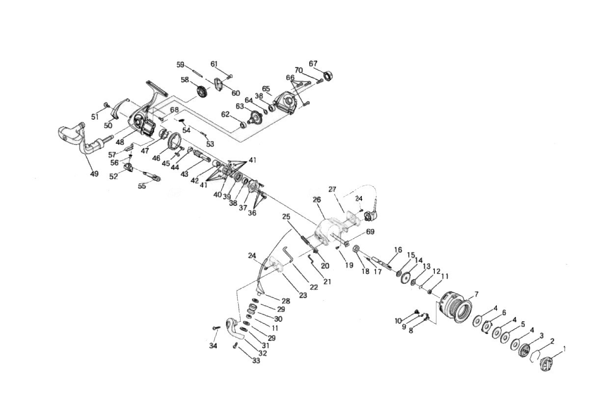 Катушка Ryobi Arctica CF 4000  13  RyArcCF4000 — крупный план
	                                    3