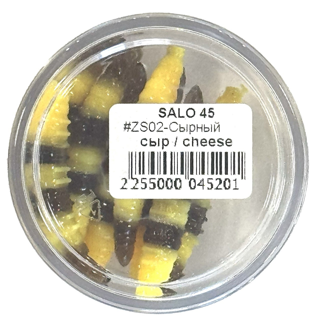 Силиконовая приманка Boroda Baits Salo 45 Zebra Style 45 мм 8 шт Сырный   SAL45-ZS02 — характеристики,  особенности конструкции