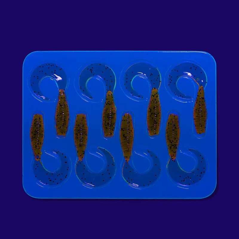 Силиконовая приманка CF Angry Spin 1 25 мм 8 шт 31   20-25-31-6 — крупный план
	                                    2