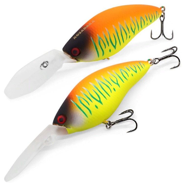 Воблер Kosadaka 3D Crank XD 65F OGY 17,2 гр   3dCnkXd65f-OGY — крупный план
	                                    1