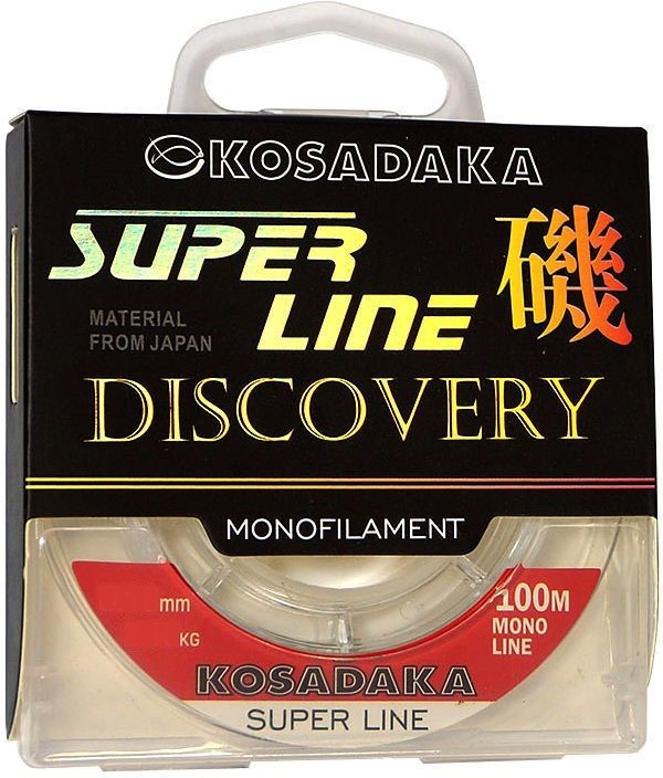 Леска монофильная Kosadaka Super Line Discovery 100 м 0,14 мм    MSLD-100-CL-014 — характеристики,
	                                    особенности конструкции