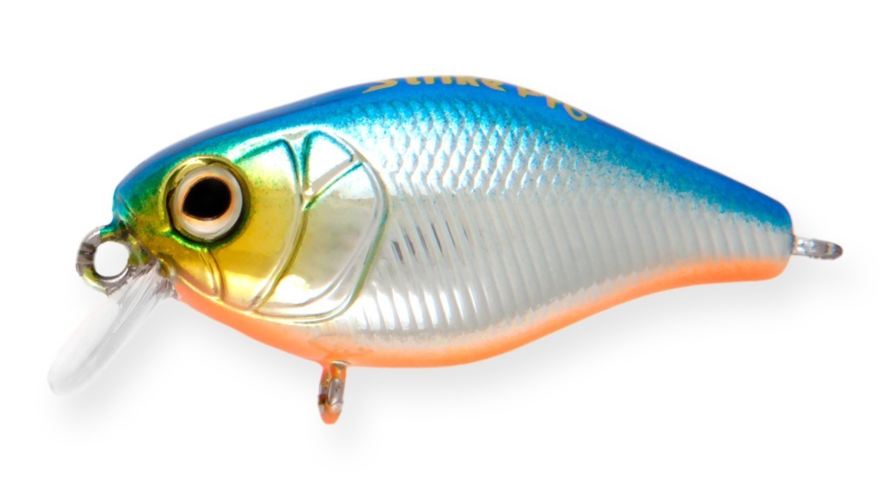 Воблер Strike Pro Cranky 40F 626E Blue Silver OB 4,2 гр   EG-164F#626E — характеристики,
	                                    особенности конструкции