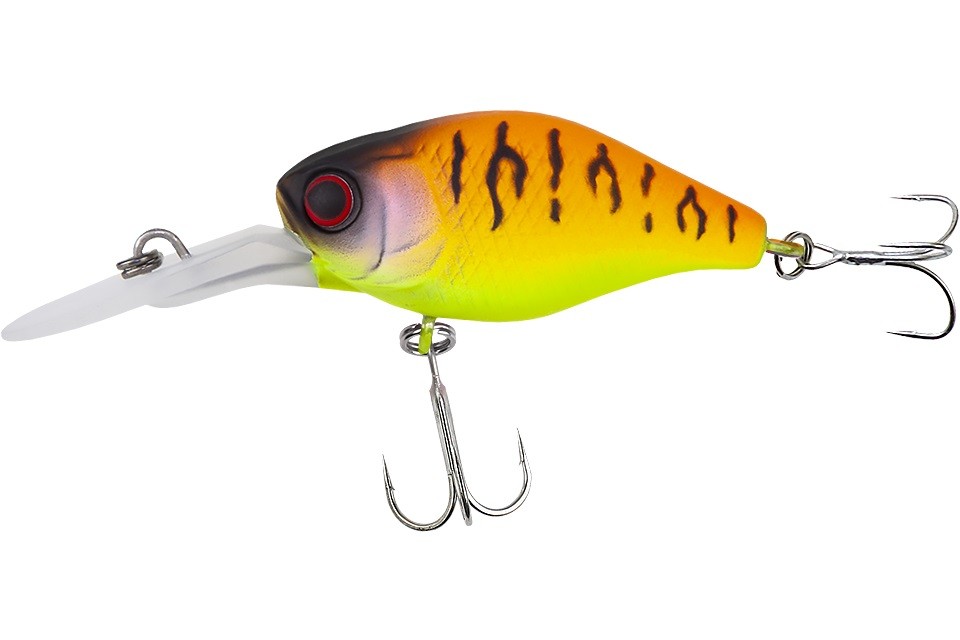 Воблер Jackall Diving Chubby 38 Tropical Mat Tiger 4,3 гр — характеристики,
	                                    особенности конструкции
