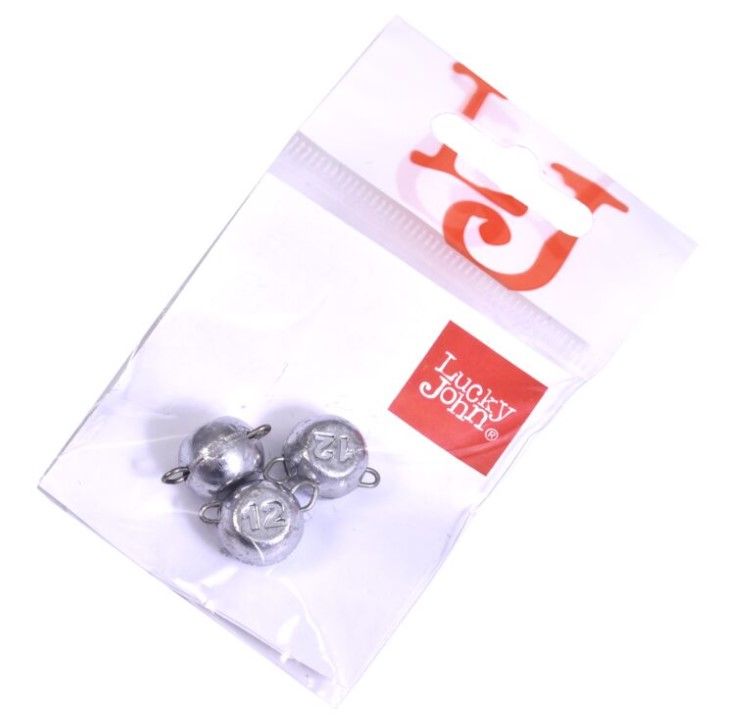 Груз Lucky John Ball 12 гр 3 шт    LJBR-012 — крупный план
	                                    1