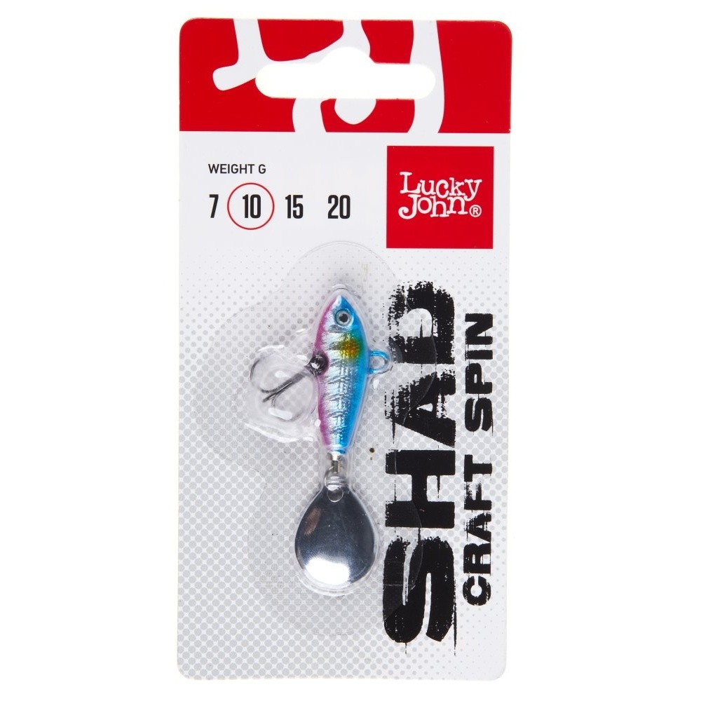 Тейл-спиннер Lucky John Shad Craft Spin 10 10 гр  018   LJSCS010-018 — крупный план
	                                    1