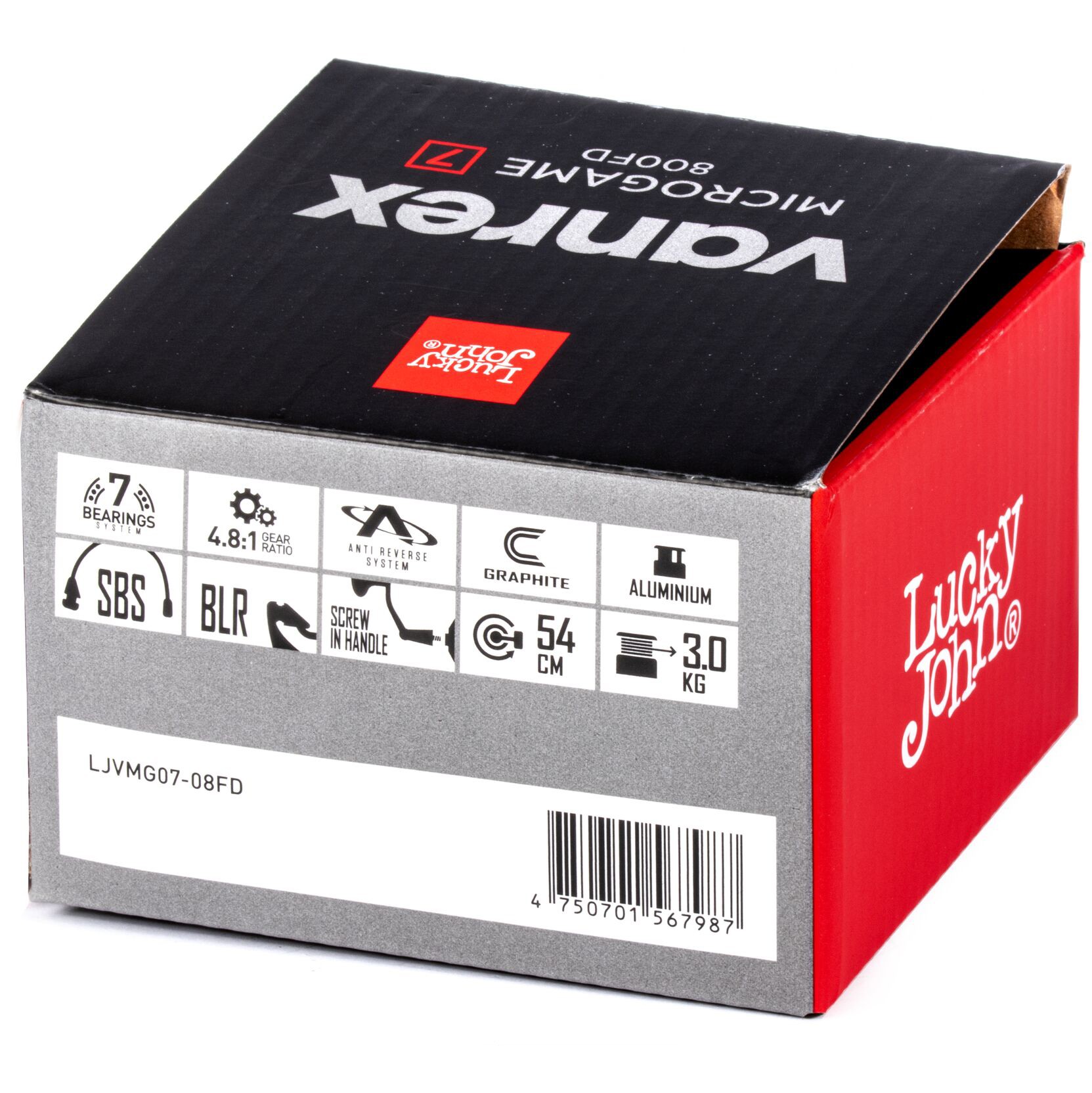 Катушка Lucky John Progress Spin 8 800FD    LJVMG07-08FD — крупный план
	                                    5