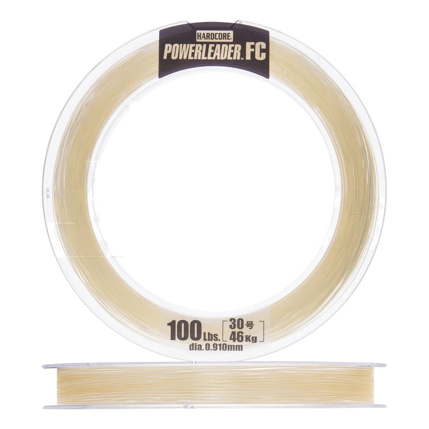 Флюорокарбон Duel Hardcore Powerleader FC Fluorocarbon 100% 50 м 0,91 мм    H3347 — характеристики,  особенности конструкции