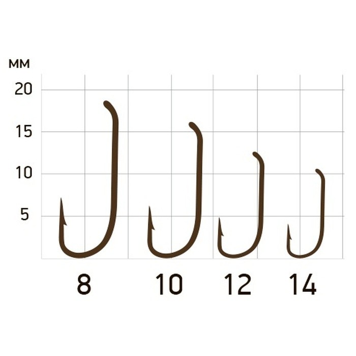 Крючок Одинарный Saikyo KH-72480 SFW Wet BR №14 20 шт BR   72480SFWBR14-20 — крупный план
	                                    2