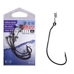 Крючок Офсетный Saikyo BS-2435 №4/0 5 шт BN   BS-2435BN4/0-5 — цена и наличие в каталоге