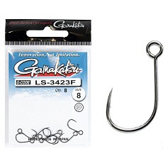 Крючок Одинарный Gamakatsu LS-3423F New Label Hooks Black №8 8 шт    149123-008 — цена и наличие в каталоге
