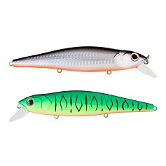 Воблер Strike Pro Jer-O Minnow 130 GC01FS/A70-713S Double Black Silver OB/Mat Tiger 27,8 гр   EG-039SP#GC01FS/A70-713S — цена и наличие в каталоге