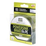 Плетеный шнур Feeder Concept Powersink 150 м  PE # 0,8 Dark Brown 0,131 мм   FC4909-013 — варианты, разновидности модели