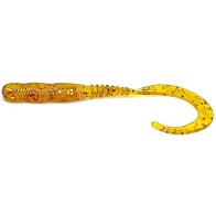 Силиконовая приманка Reins Curly Curly 100 мм 15 шт 598-Motor oil Red Gold   CC-598 — варианты, разновидности модели