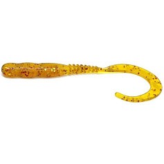 Силиконовая приманка Reins Curly Curly 100 мм 15 шт 598-Motor oil Red Gold   CC-598 — цена и наличие в каталоге