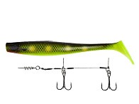 Силиконовая приманка Lucky John Kubira Swim Shad 9.0in 230 мм 1 шт PG21 3D BBS Series + Stinger L  140433SET-PG21 — варианты, разновидности модели