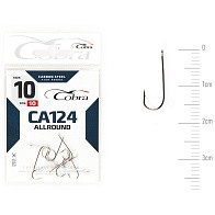 Крючок Одинарный Cobra Allround Round CA124 №10 10 шт    CA124-010 — варианты, разновидности модели