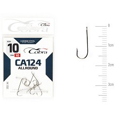 Крючок Одинарный Cobra Allround Round CA124 №10 10 шт    CA124-010 — цена и наличие в каталоге