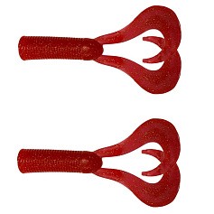 Хвост для бактейла CWC Miuras Mouse Big 200 мм 2 шт Красный с блестками   JMSDT-02-RED — цена и наличие в каталоге