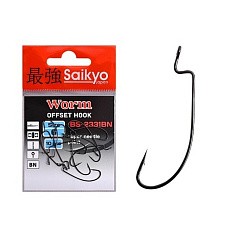 Крючок Офсетный Saikyo BS-2331 Worm №6 10 шт BN   BS-2331BN6-10 — цена и наличие в каталоге