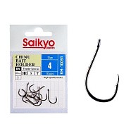 Крючок Одинарный Saikyo KH-10091 Chinu Bait Holder №4 10 шт BN   KH-10091BN4-10 — варианты, разновидности модели