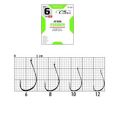 Крючок Одинарный Cobra Feeder Universal CF205 №8 10 шт    CF205-008 — цена и наличие в каталоге