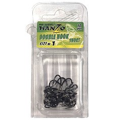 Крючок Двойной Hanzo Double Hook Short №1 10 шт    DHS-1 — цена и наличие в каталоге