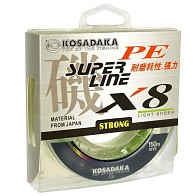 Плетеный шнур Kosadaka Super Line PE X8 150 м  PE # 0,4 Light Green 0,1 мм   BSLX8-LG-010-150 — варианты, разновидности модели