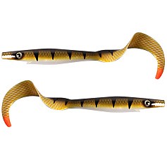 Силиконовая приманка Strike Pro Pig Tail Junior 230 мм 2 шт Natual Perch OB   SP-172R#140 — цена и наличие в каталоге