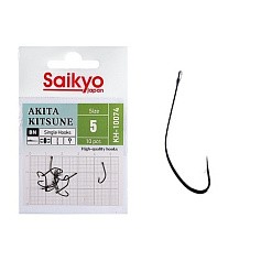 Крючок Одинарный Saikyo KH-10074 Akita Kitsune №5 10 шт BN   KH-10074BN5-10 — цена и наличие в каталоге