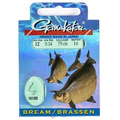 Поводок Gamakatsu Booklet BR. Feeder 1810B 75 см  0,14 мм  10 шт №12  140114-012-014 — цена и наличие в каталоге