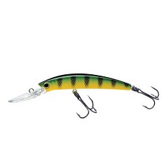 Воблер Yo-Zuri Crystal Minnow Deep Diver Walleye 110F MPC Green Perch 16 гр   R1206-MPC — цена и наличие в каталоге