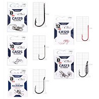 Крючок Одинарный Cobra Карась №10 50 шт  Набор CA119 №8, CA120 №12, CA123 №8, CA125 №10, CA129 №8  COHK-M5CR1-SET — варианты, разновидности модели