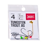 Джиг-головка Lucky John Area Trout Game №4 0,2 гр 4 шт Mix 1   LJTATG030-GRGY — варианты, разновидности модели