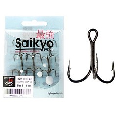 Крючок Тройной Saikyo 1130 №6 10 шт BN   SKIJT1130-06BN-10 — цена и наличие в каталоге
