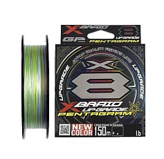 Плетеный шнур YGK X-Braid Upgrade X8 Pentagram 150 м  PE # 0,5 Multicolor 0,117 мм — цена и наличие в каталоге