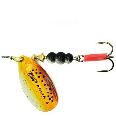 Вращающаяся Блесна Mepps Aglia Fluo №4 9 гр Brown   af-4-b — цена и наличие в каталоге