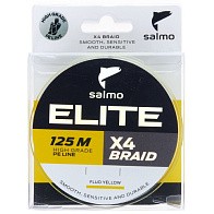Плетеный шнур Salmo Elite х4 Braid 125 м  PE # 0,4 Fluo Yellow 0,1 мм   4951-010 — варианты, разновидности модели