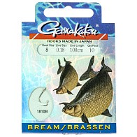 Поводок Gamakatsu Booklet BR. Feeder 1810B 100 см  0,18 мм  10 шт №8  140148-008-018 — варианты, разновидности модели