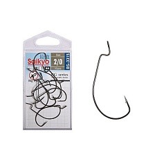Крючок Офсетный Saikyo BS-3315 №2/0 10 шт BN   BS-3315BN2/0-10 — цена и наличие в каталоге